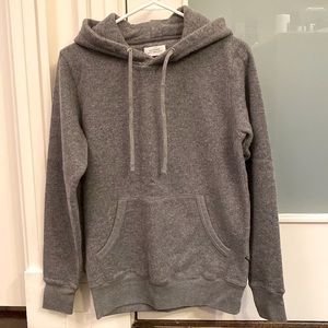 Saturdays Surf NYC Ditch Cotton & Wool Slash Embroidered Hoodie, Ash Heather, XS